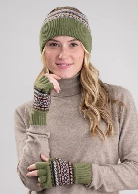 Alba Lambswool Fingerless Gloves