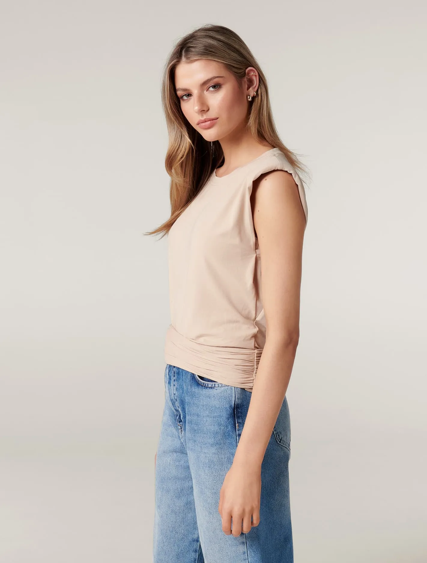 Astrid Clinched Waist Tank