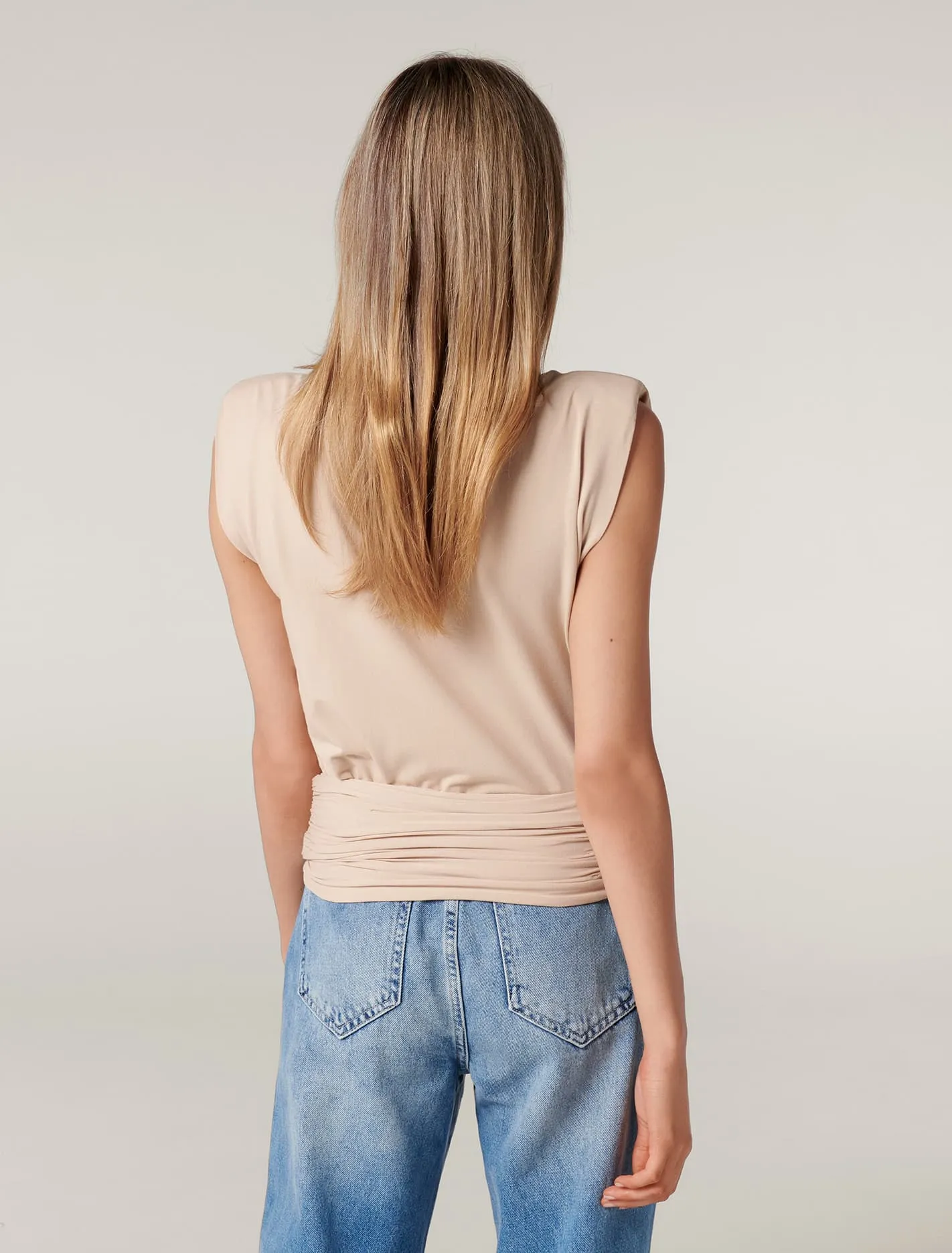 Astrid Clinched Waist Tank