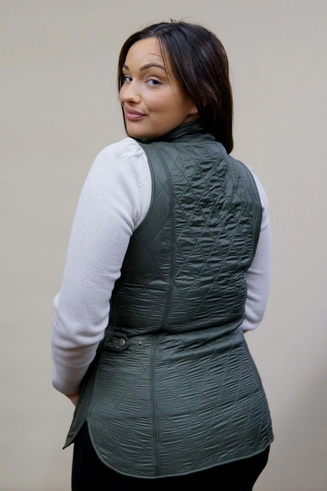 Barbour Gilet Wray Ladies Gilet in Olive LGI0017OL51