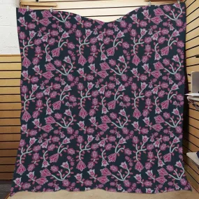 Beaded Pink Quilted Comforter 70"x80"