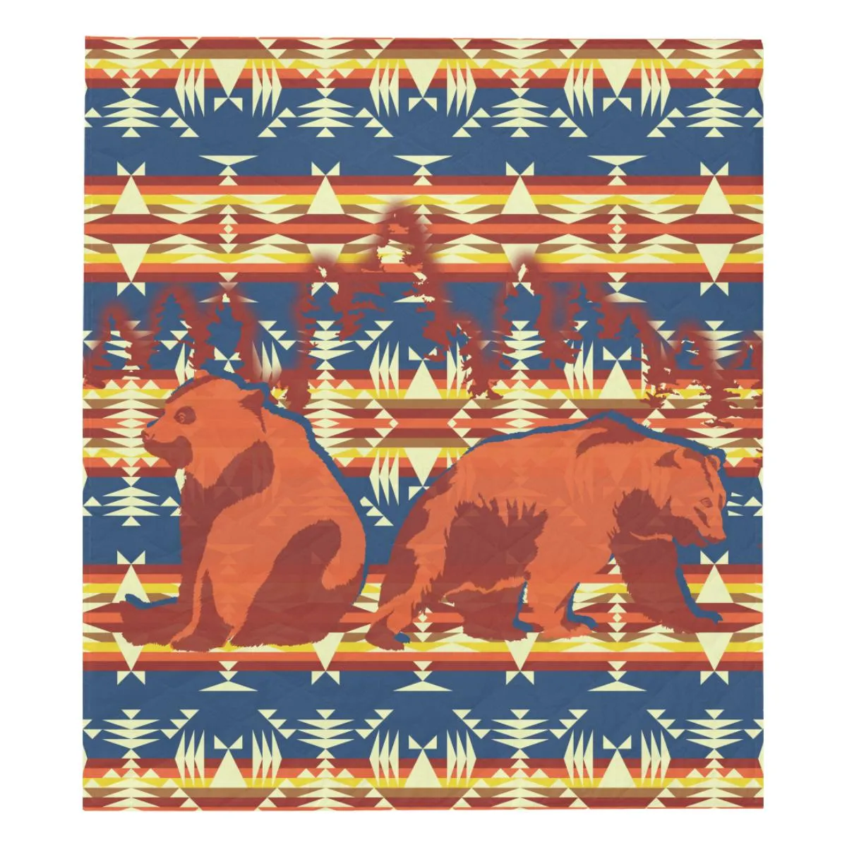 Bear Canyon Quilted Comforter 70"x80"