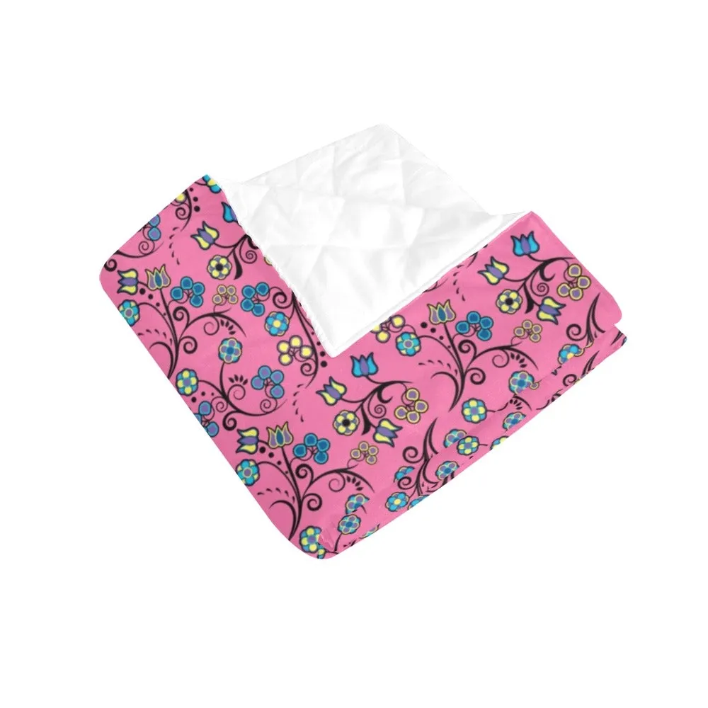 Blue Trio Bubblegum Quilted Comforter 70"x80"