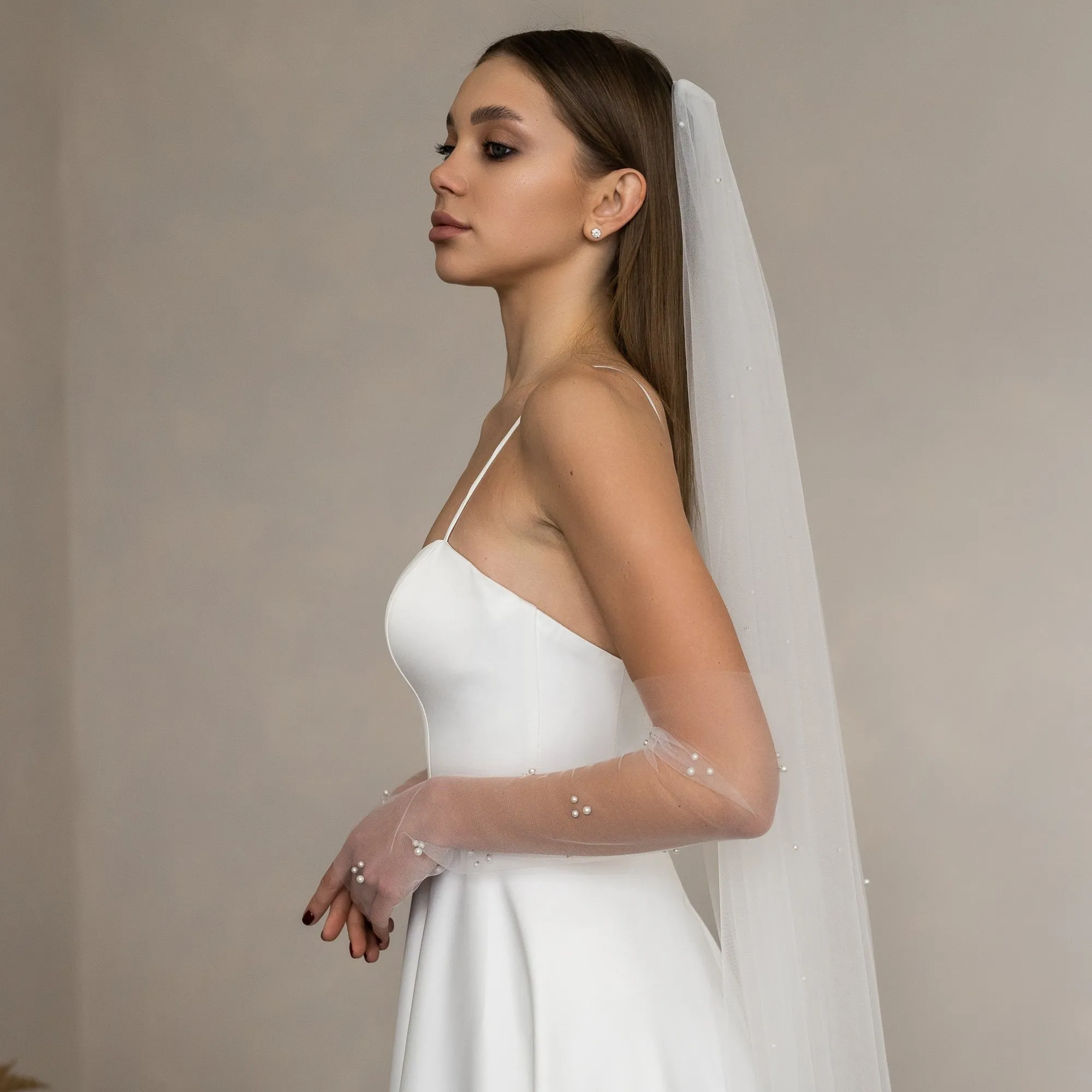 Bridal Pearl Gloves GLP