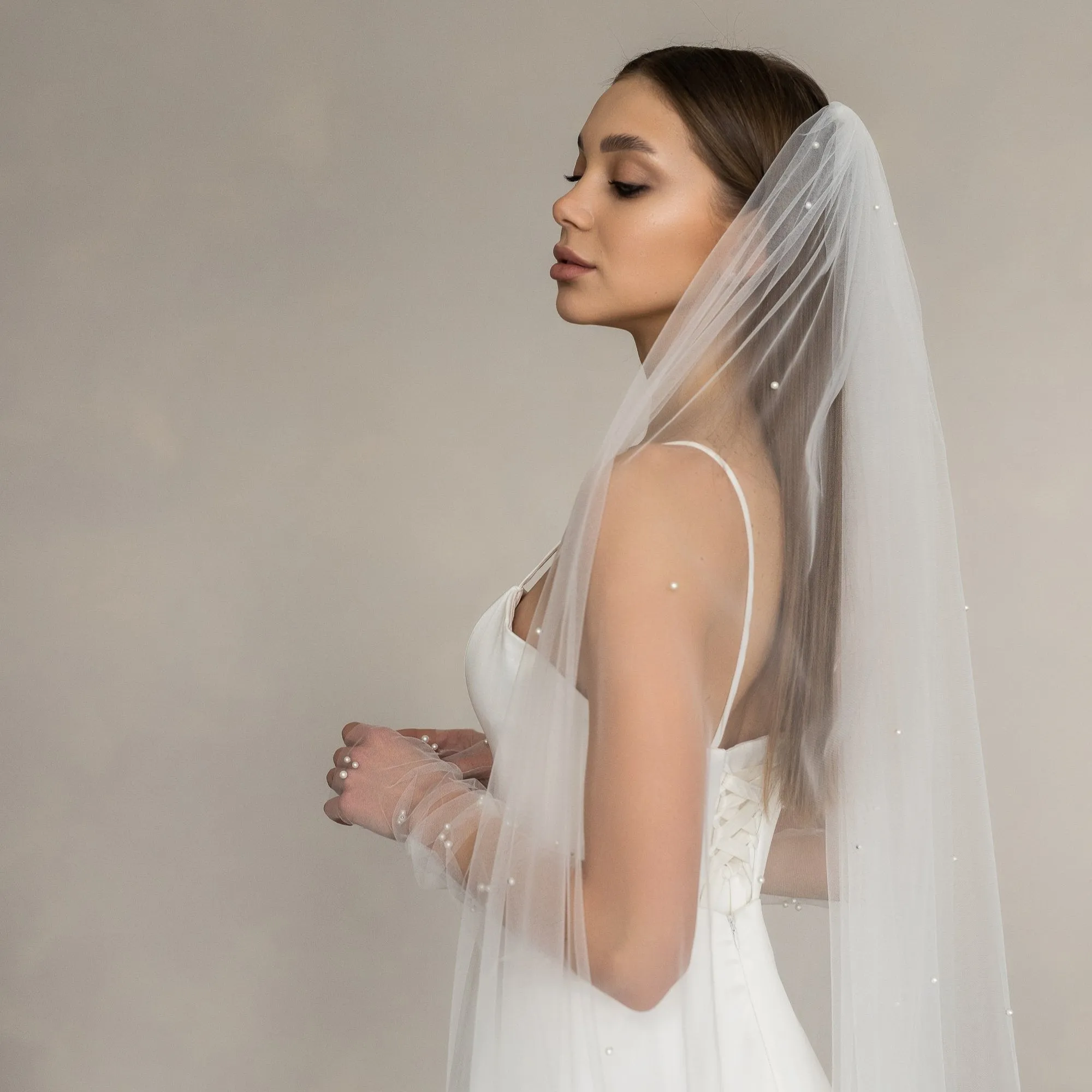 Bridal Pearl Gloves GLP