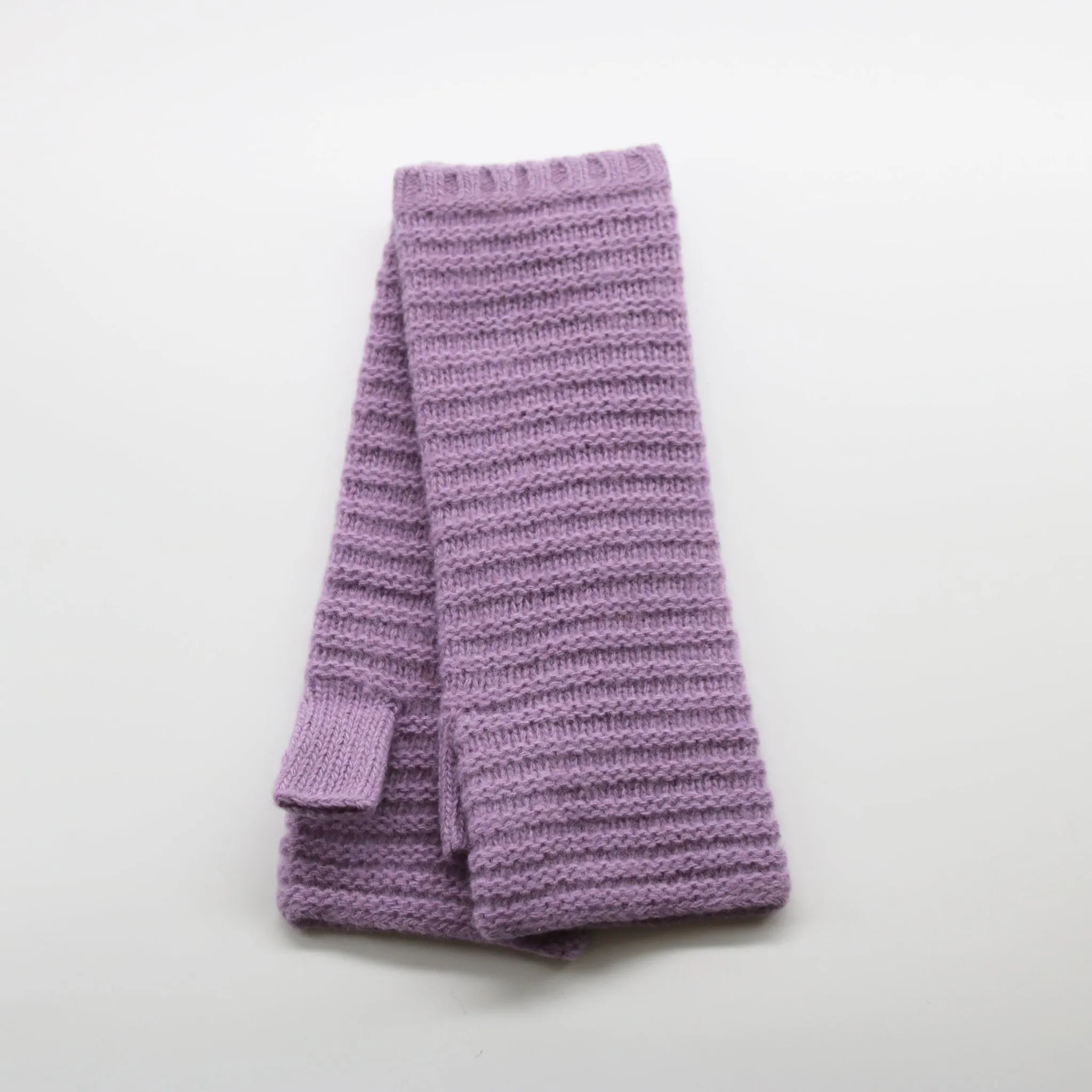 CASHMERE STITCHED FINGERLESS GLOVES