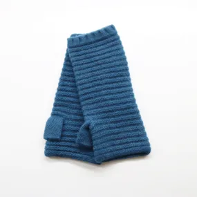 CASHMERE STITCHED FINGERLESS GLOVES