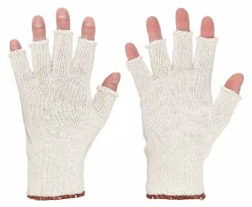 CONDOR Fingerless Knit Gloves - L (9), Uncoated, Beige