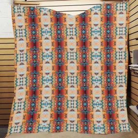 Dark Sandway Quilted Comforter 70"x80"