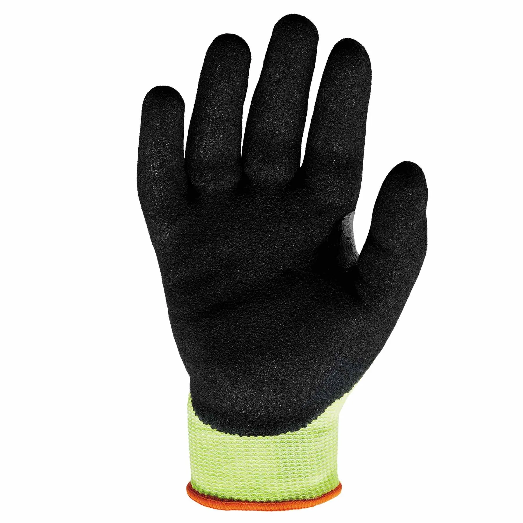 Ergodyne 17812 7041 S Lime ANSI A4 Nitrile-Coated CR Gloves
