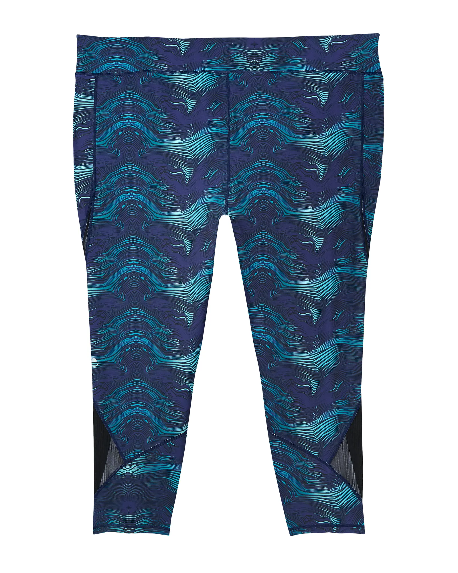 Exceed Capri Tights | Navy / Turquoise