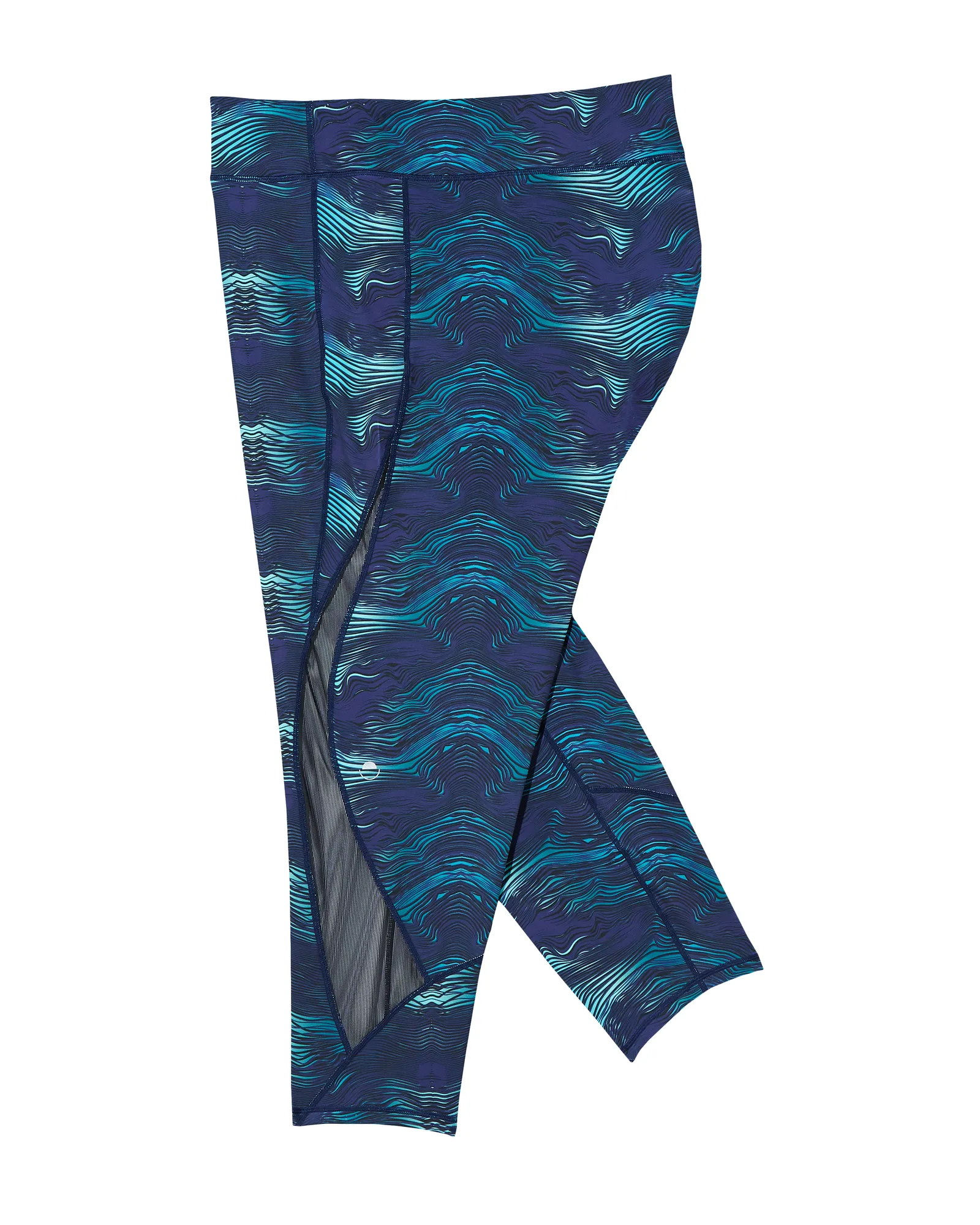 Exceed Capri Tights | Navy / Turquoise