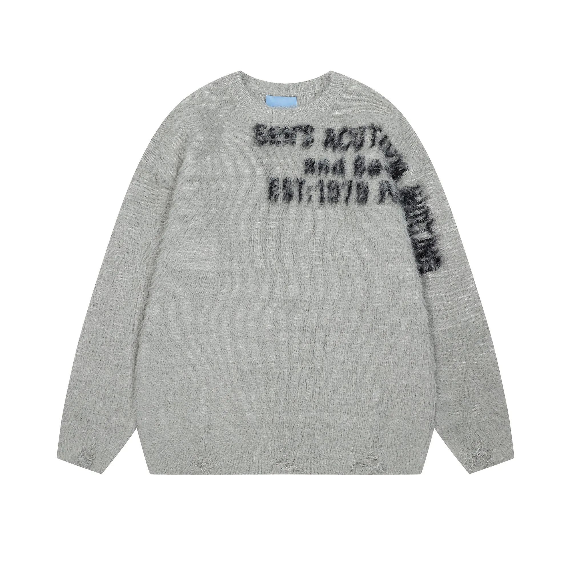 Faire Echo arm letter Leisure style sweater