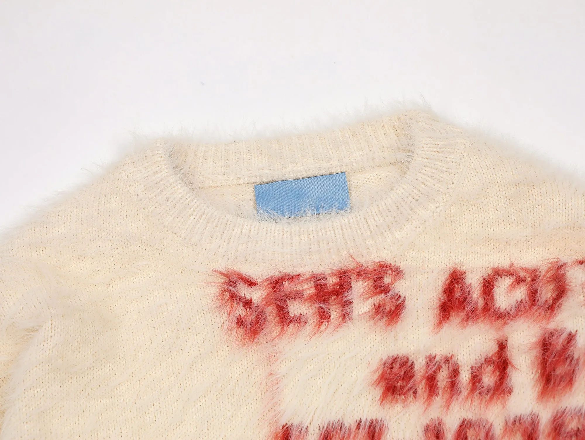 Faire Echo arm letter Leisure style sweater