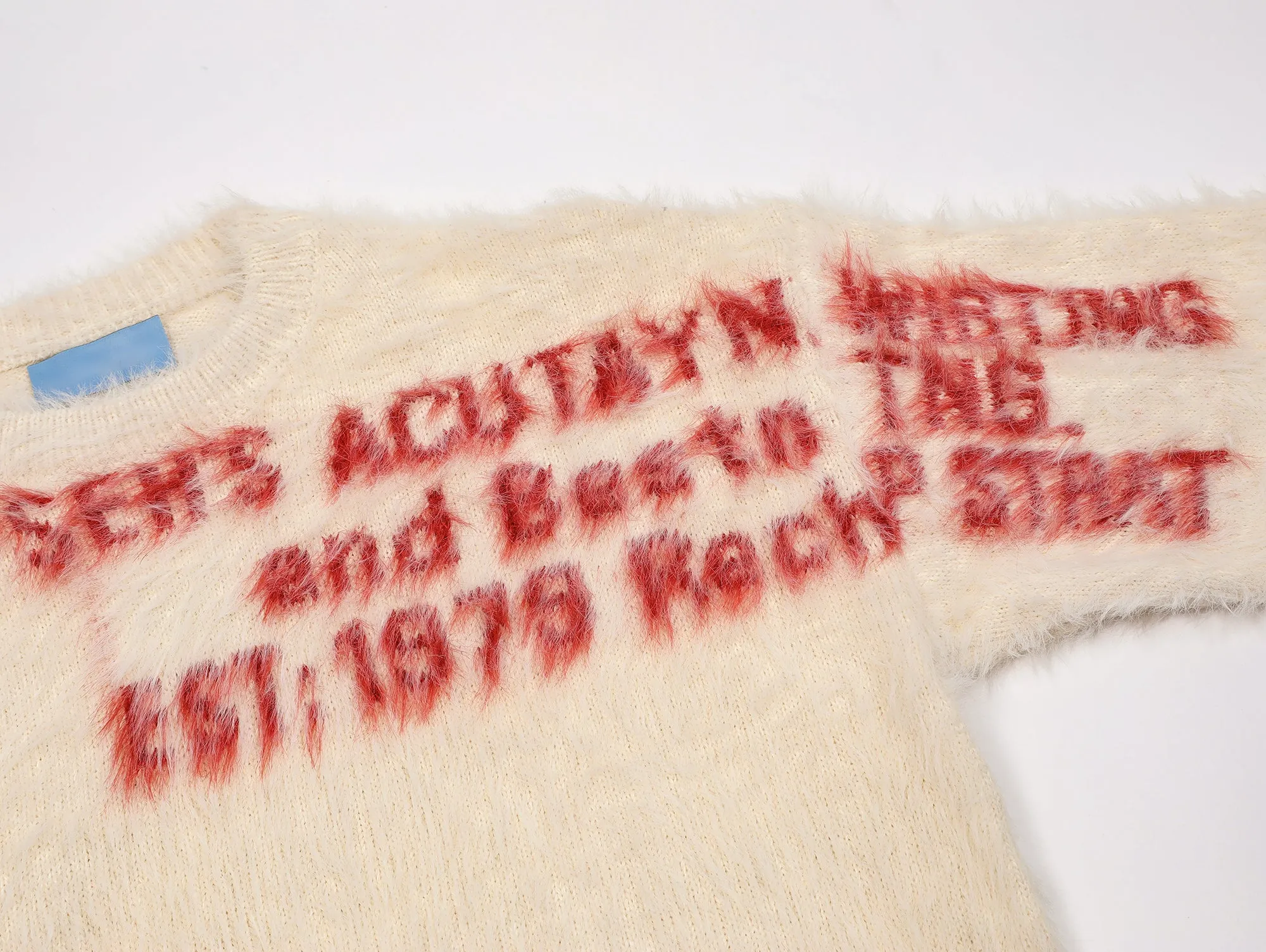 Faire Echo arm letter Leisure style sweater