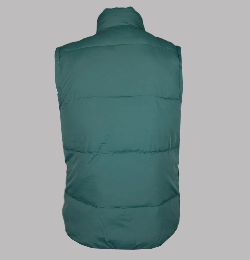 Fila Vintage Mackay Padded Puffer Gilet Dark Forest/Gardenia