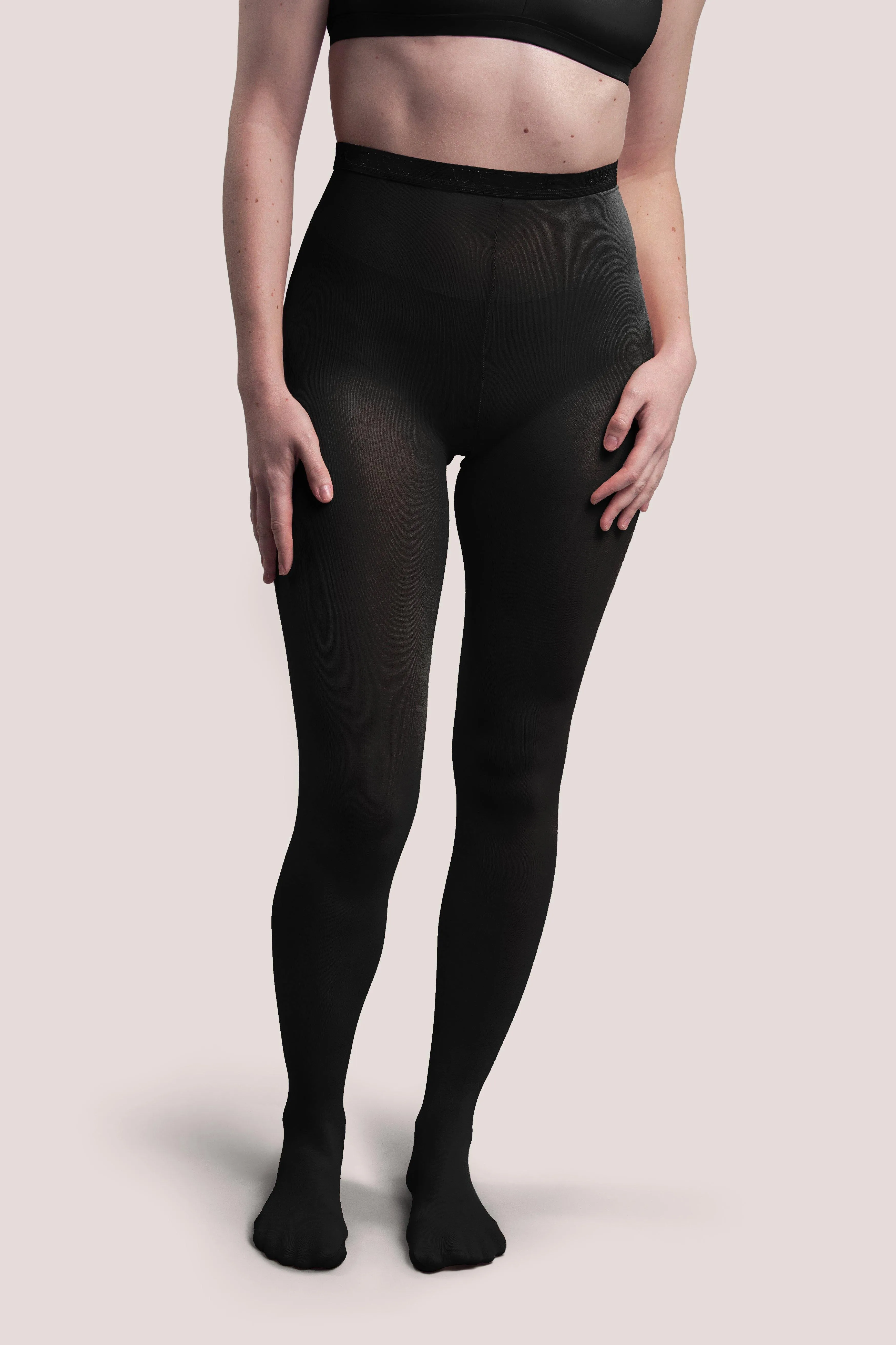 Footed Opaque Tights
