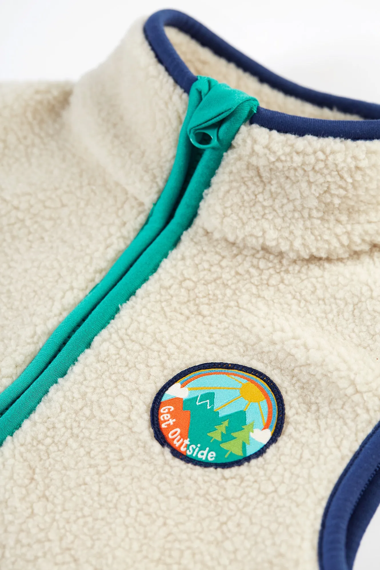 Frugi Baby Boys Bude Borg Gilet