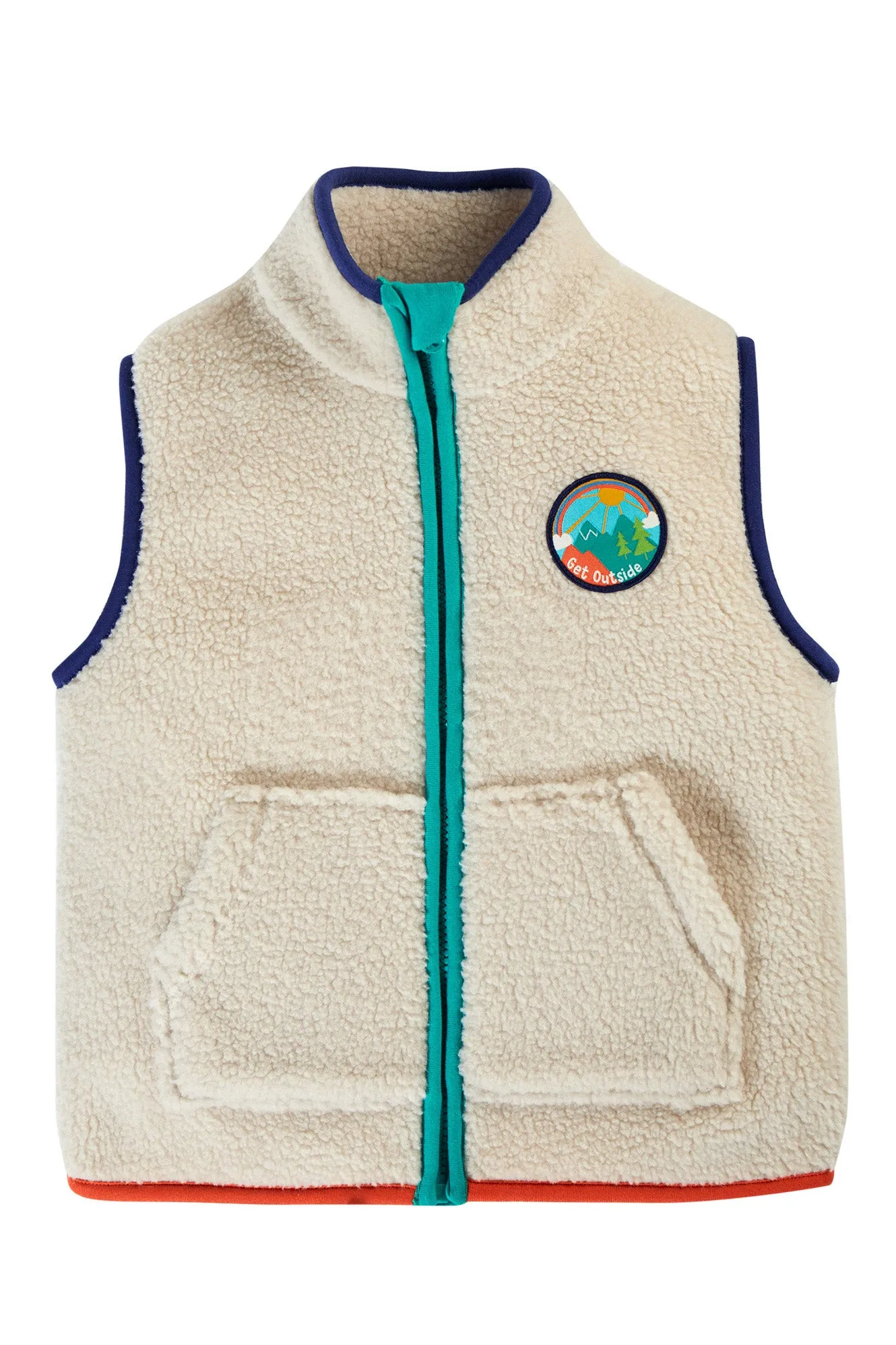 Frugi Baby Boys Bude Borg Gilet