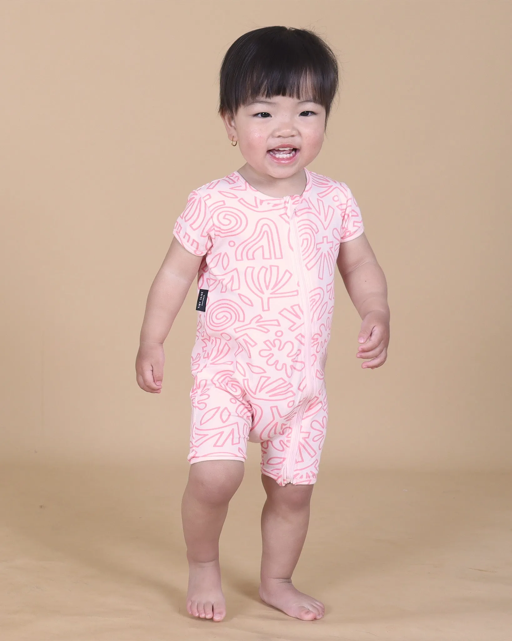 Fun Shapes Zip Romper
