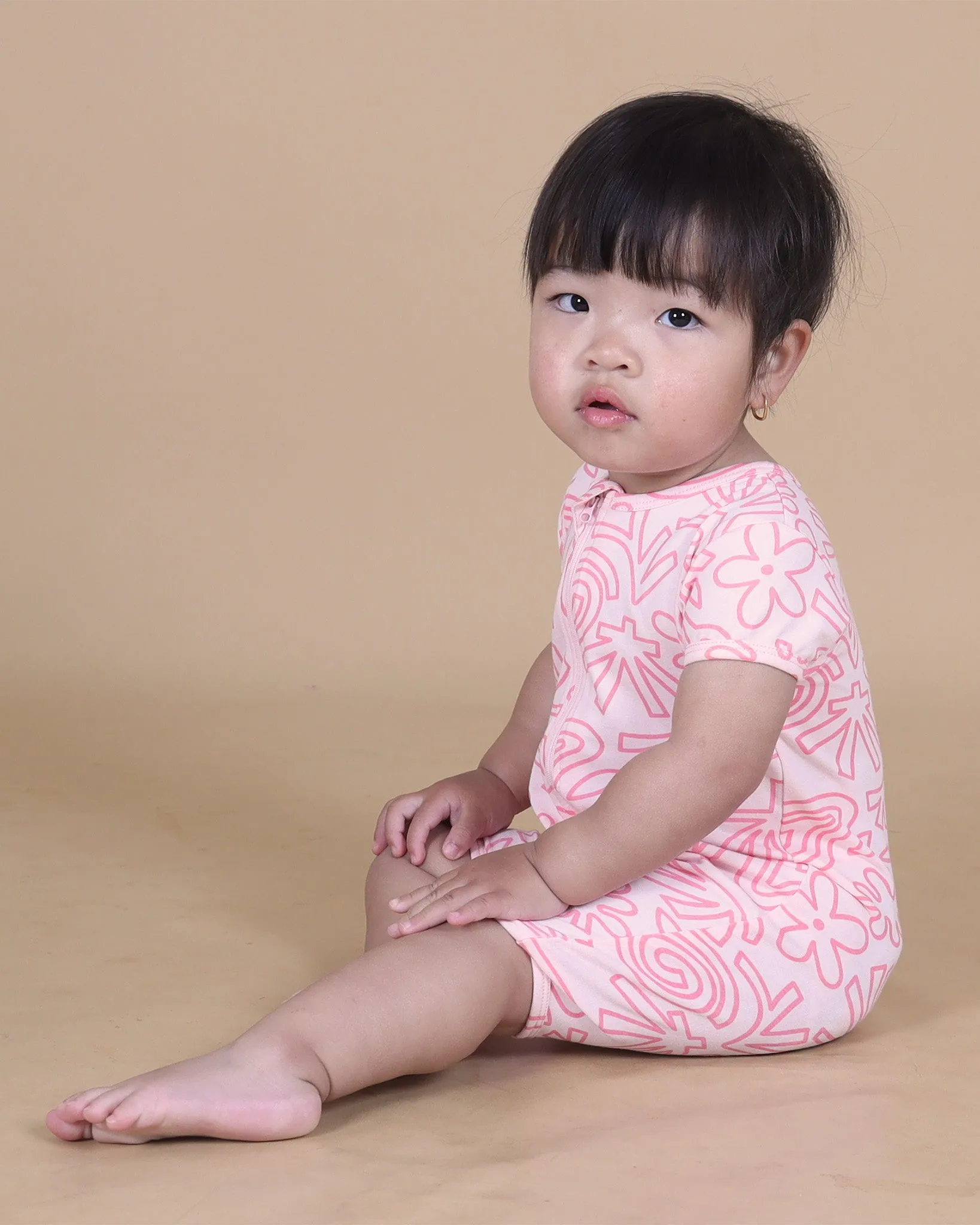 Fun Shapes Zip Romper