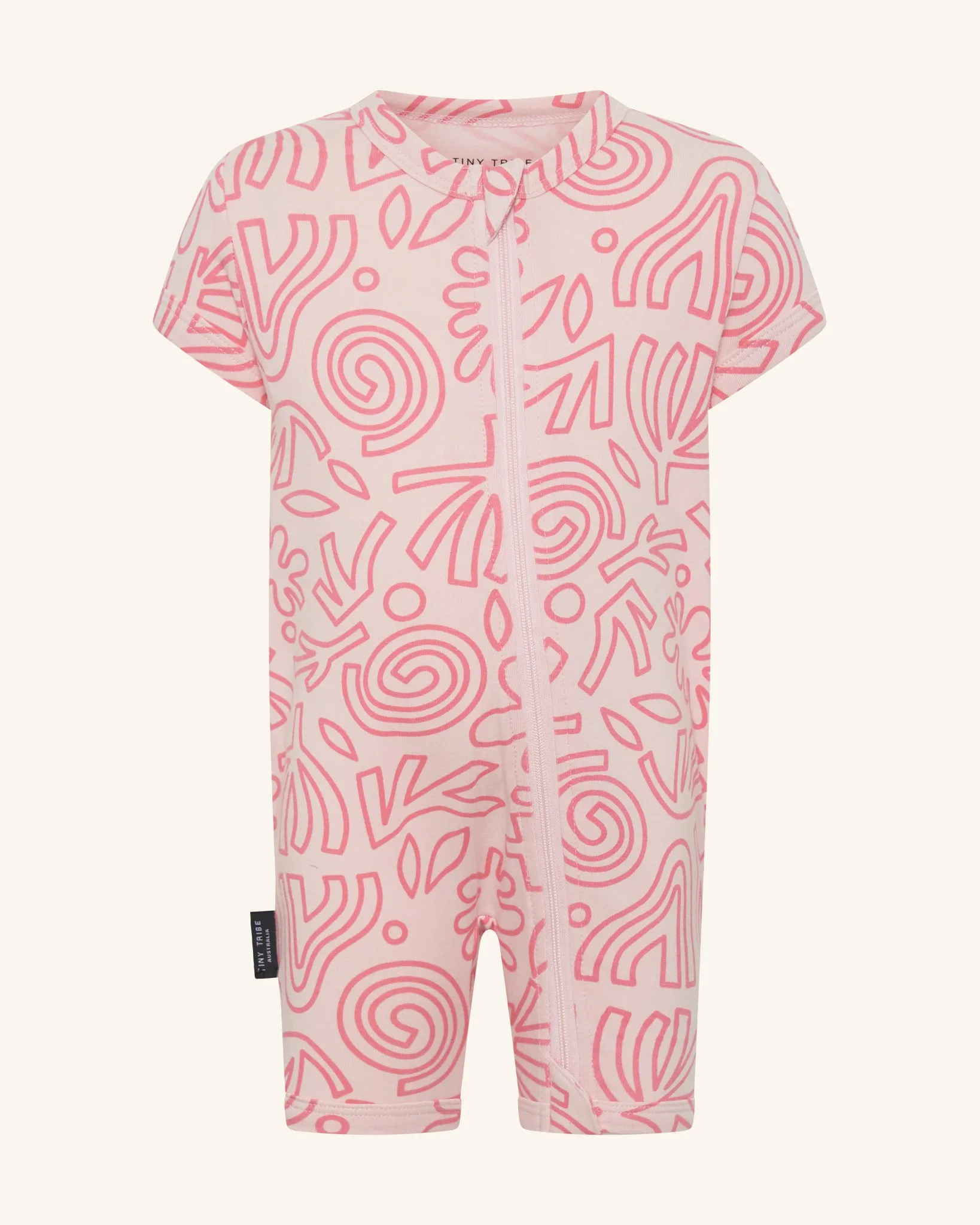 Fun Shapes Zip Romper