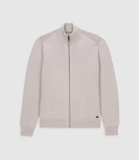 Gilet zippé mastic BEN