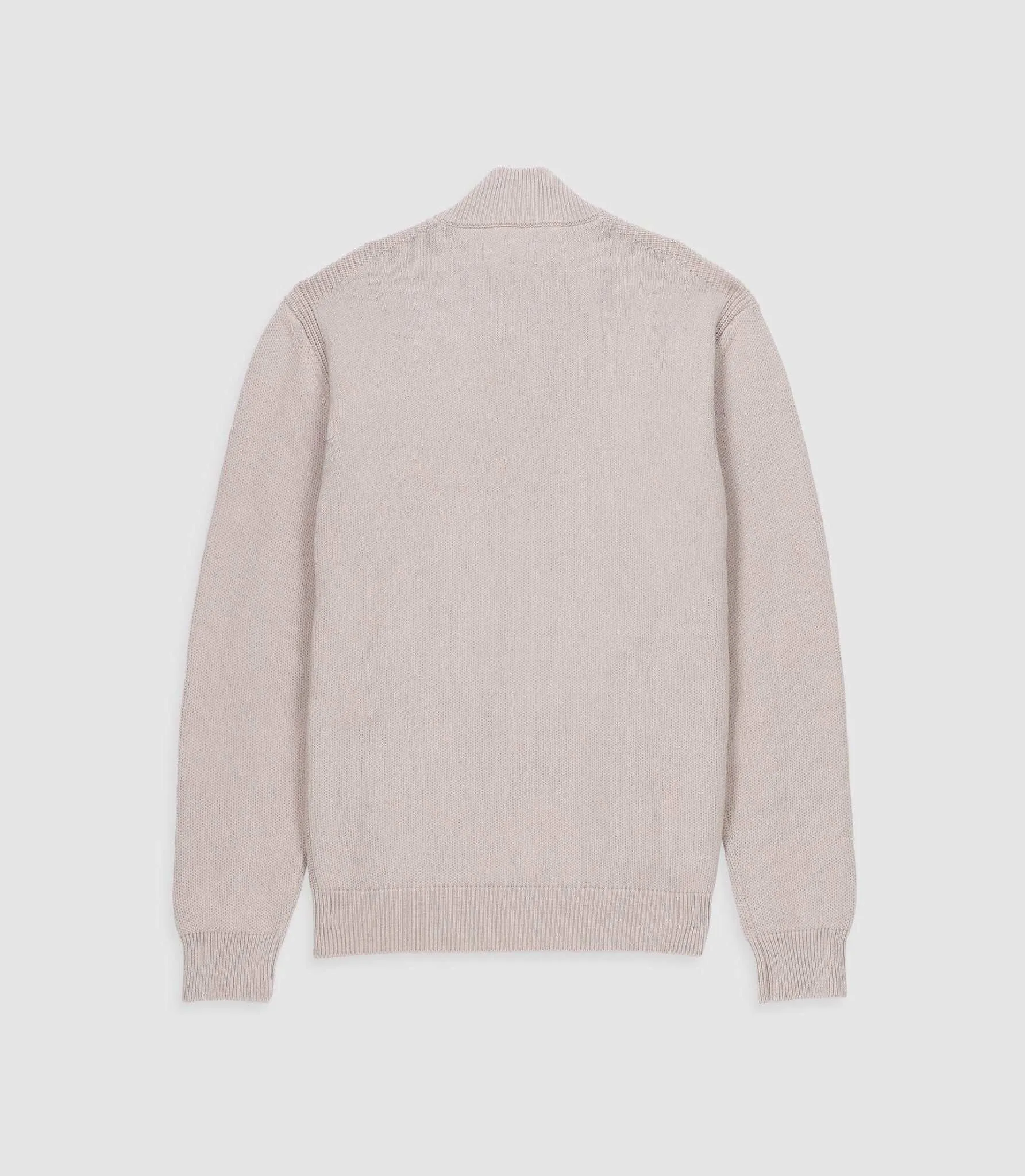 Gilet zippé mastic BEN
