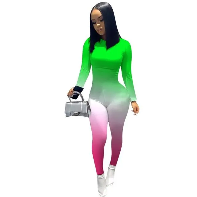 Gradient Casual Fitness Rompers F2082