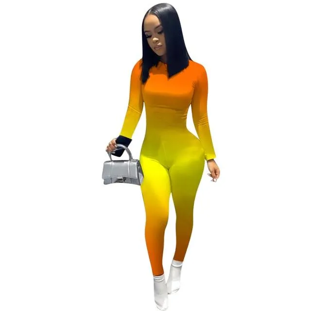 Gradient Casual Fitness Rompers F2082