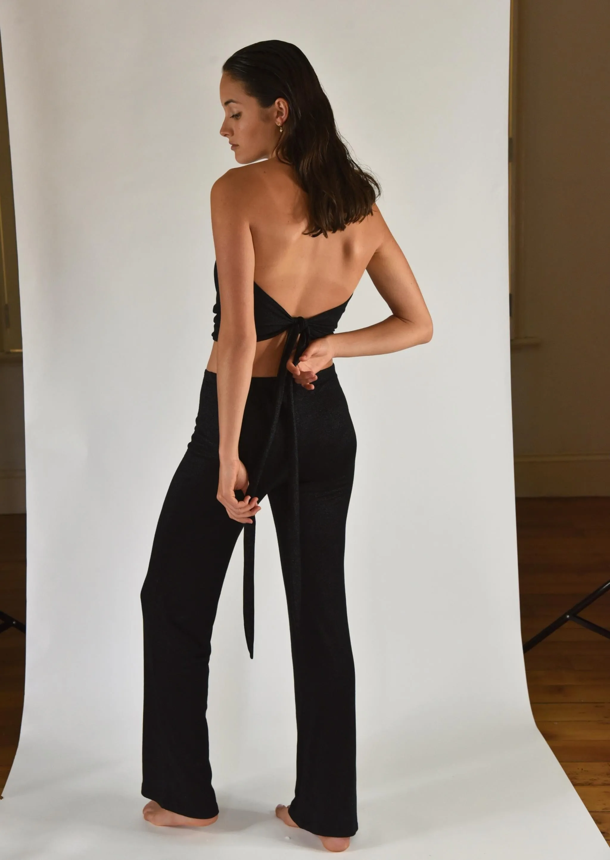 Halter Cowl Neck Top
