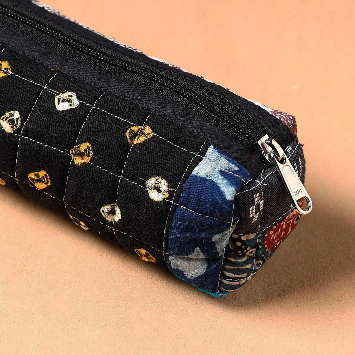 Handcrafted Quilted Patchwork Multipurpose Pencil Pouch 55