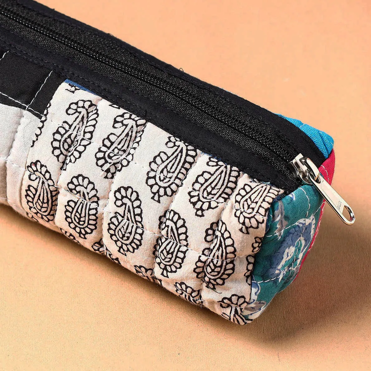 Handcrafted Quilted Patchwork Multipurpose Pencil Pouch 56