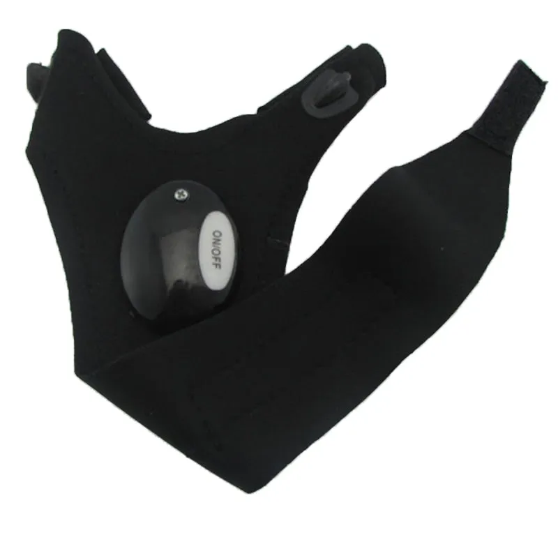 Hiking Fingerless Gloves with LED Light