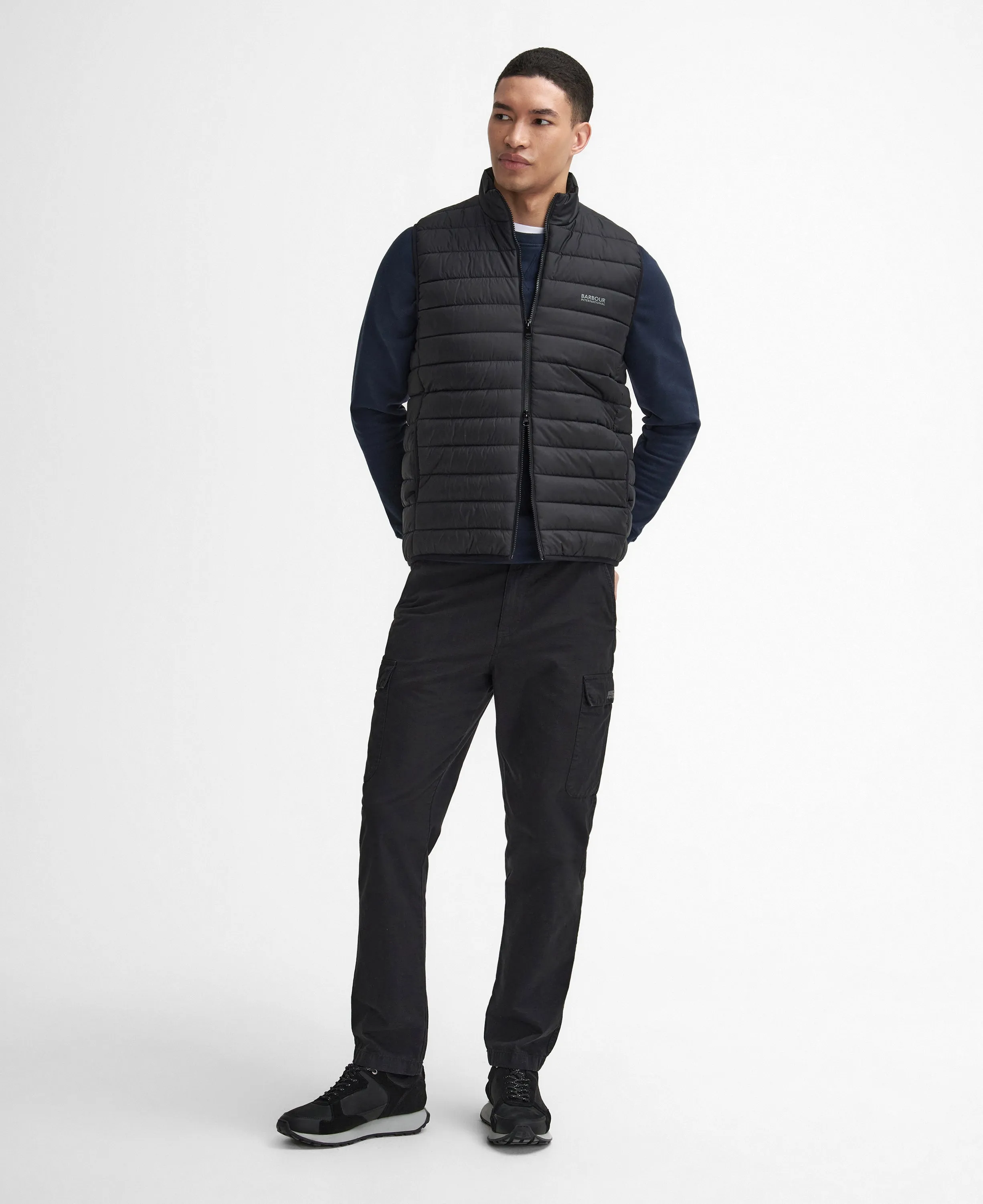 ID24639-Barbour Black Ledley Gilet