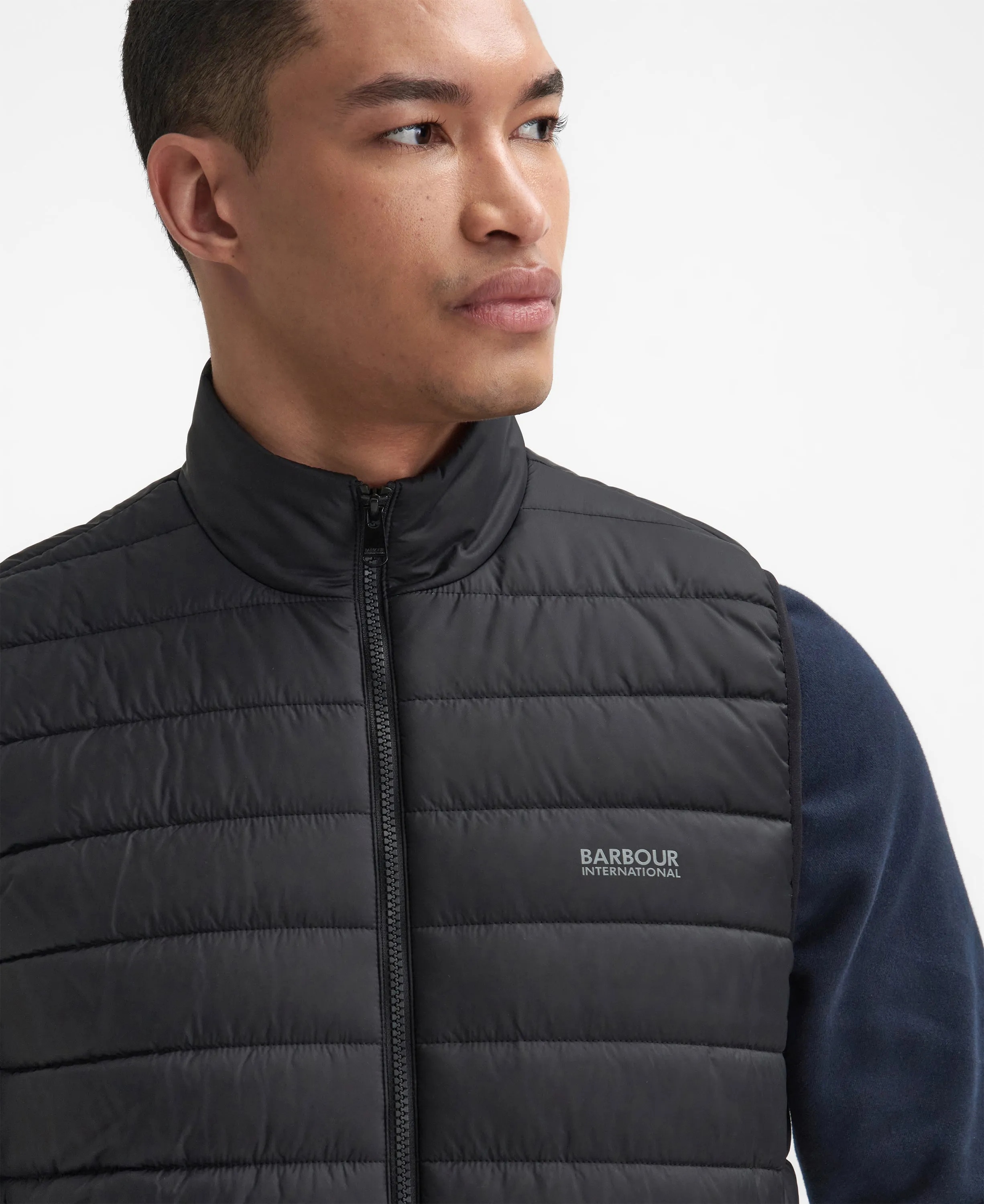 ID24639-Barbour Black Ledley Gilet