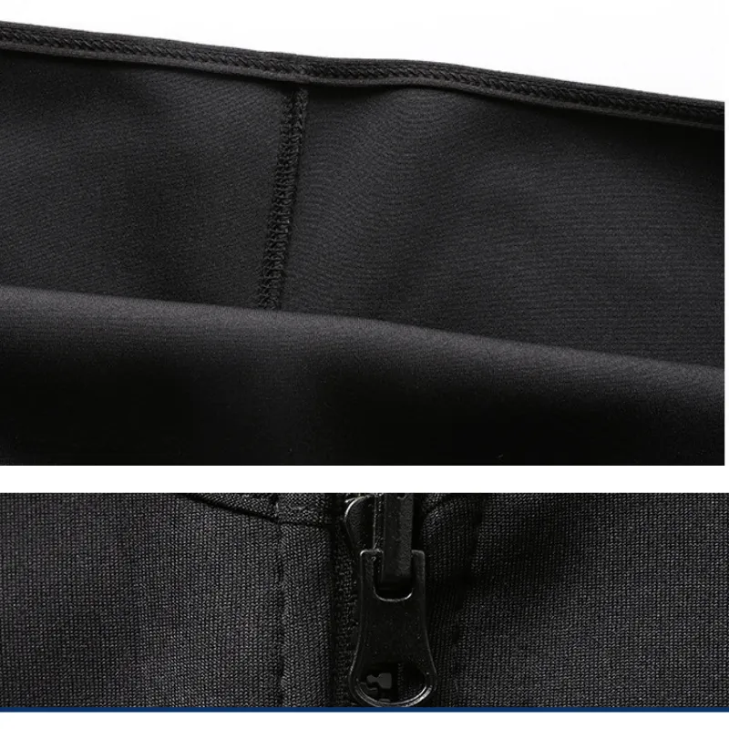 Men Seamless Slimming Compression Body Shaper Corset Sauna Suit