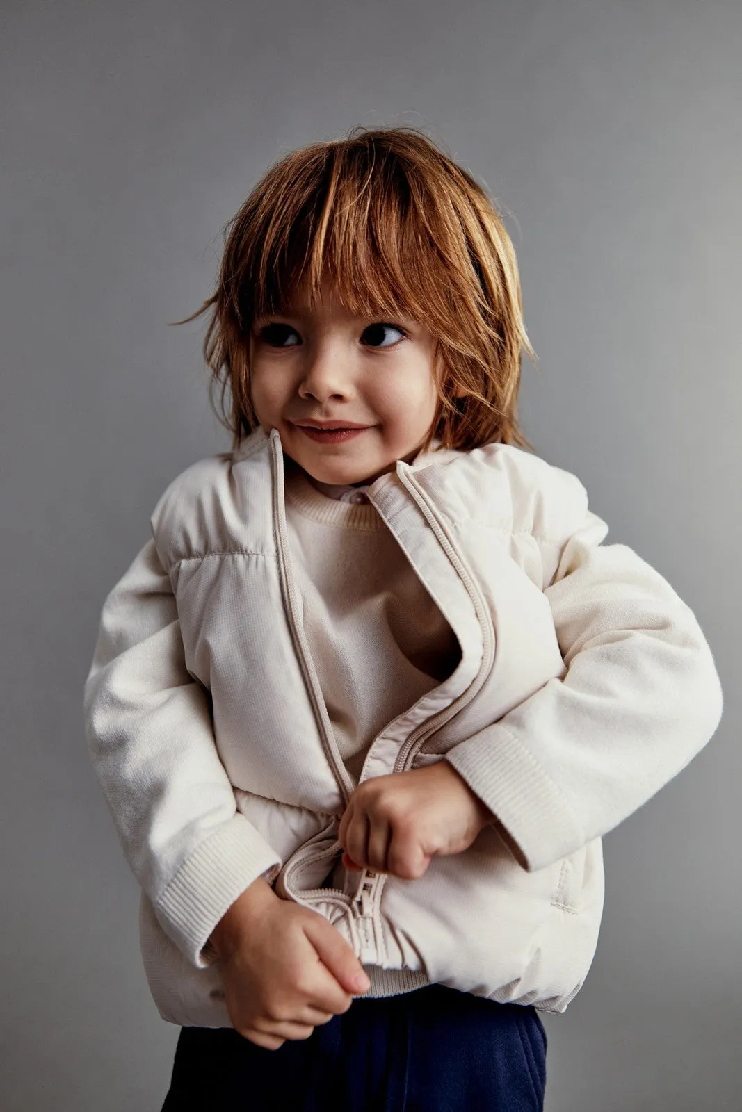 Plain gilet - Ecru