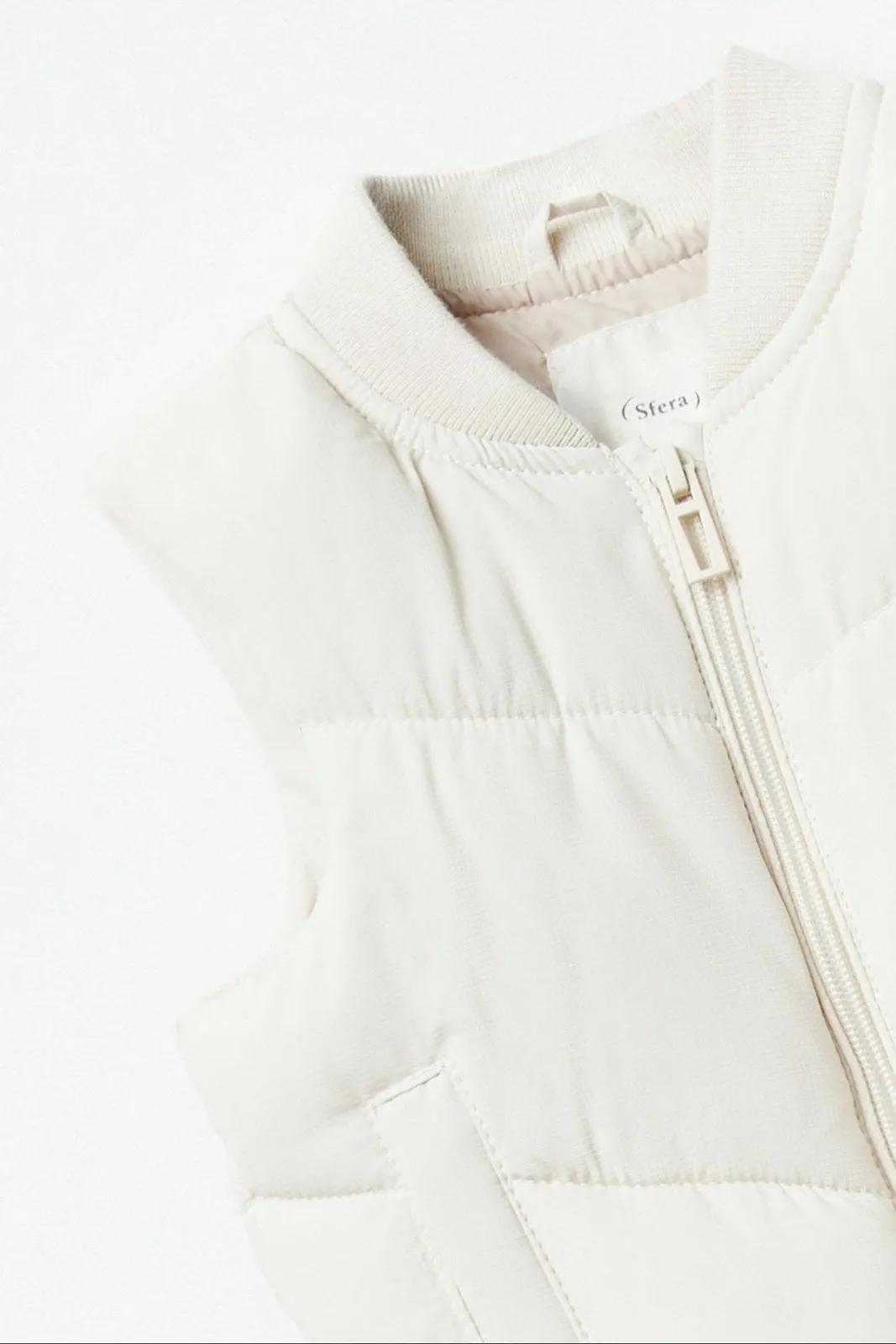 Plain gilet - Ecru