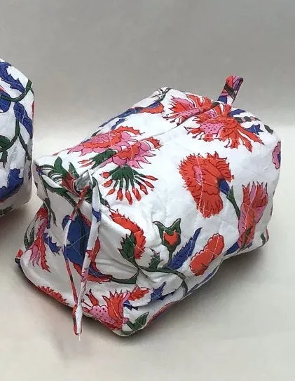 Quilted Cosmetic Bag