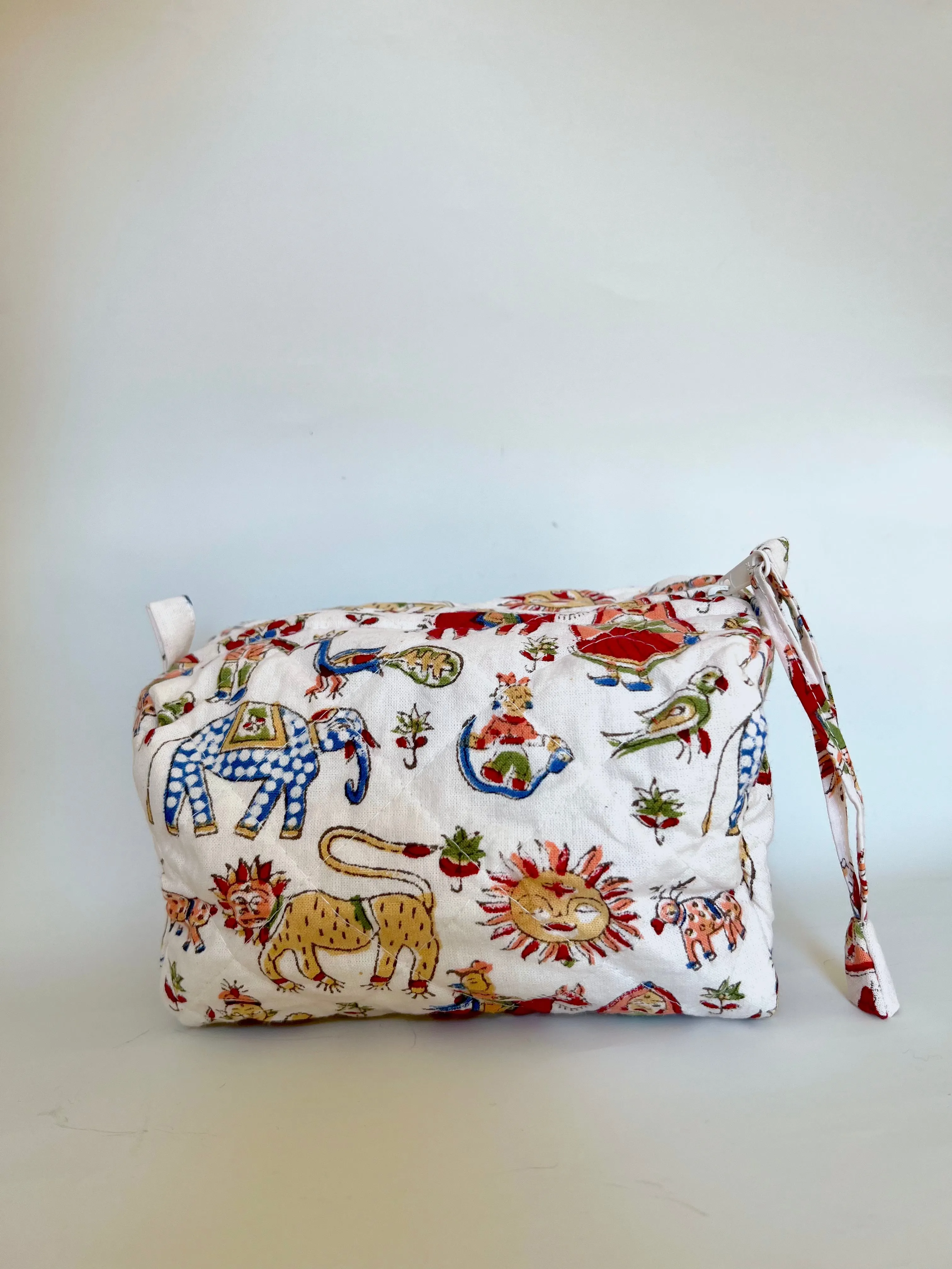 Quilted Cosmetic Bag