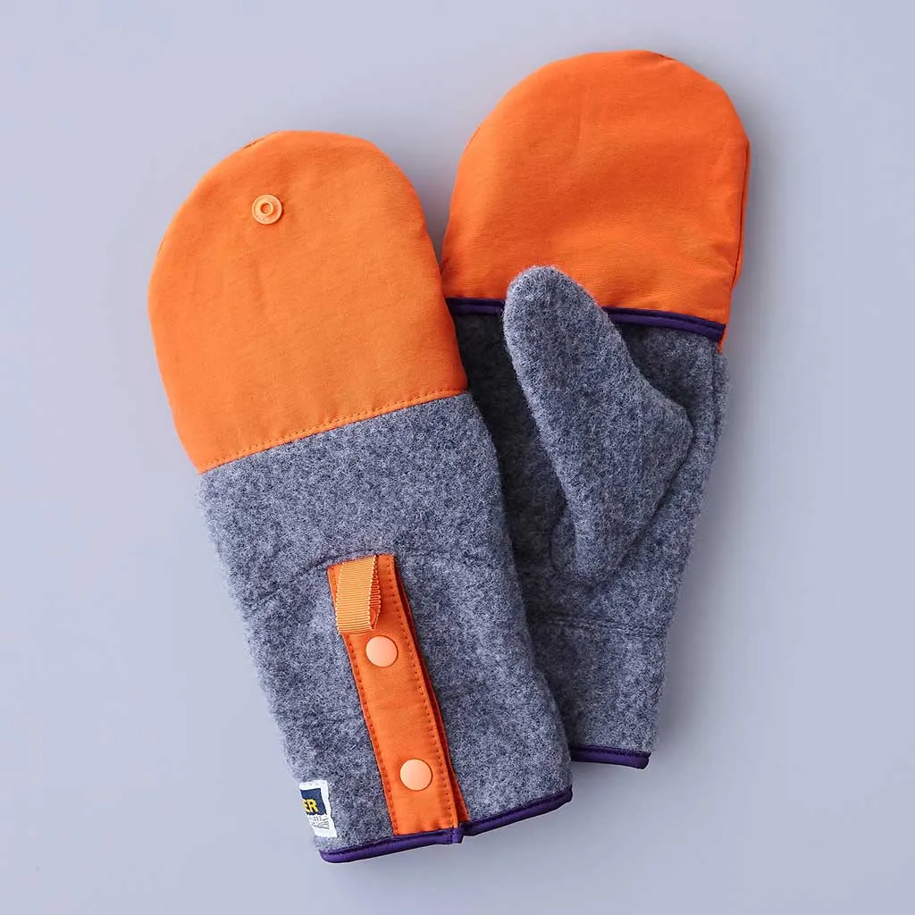 Recycled Wool Fleece Mitten Cover Gloves