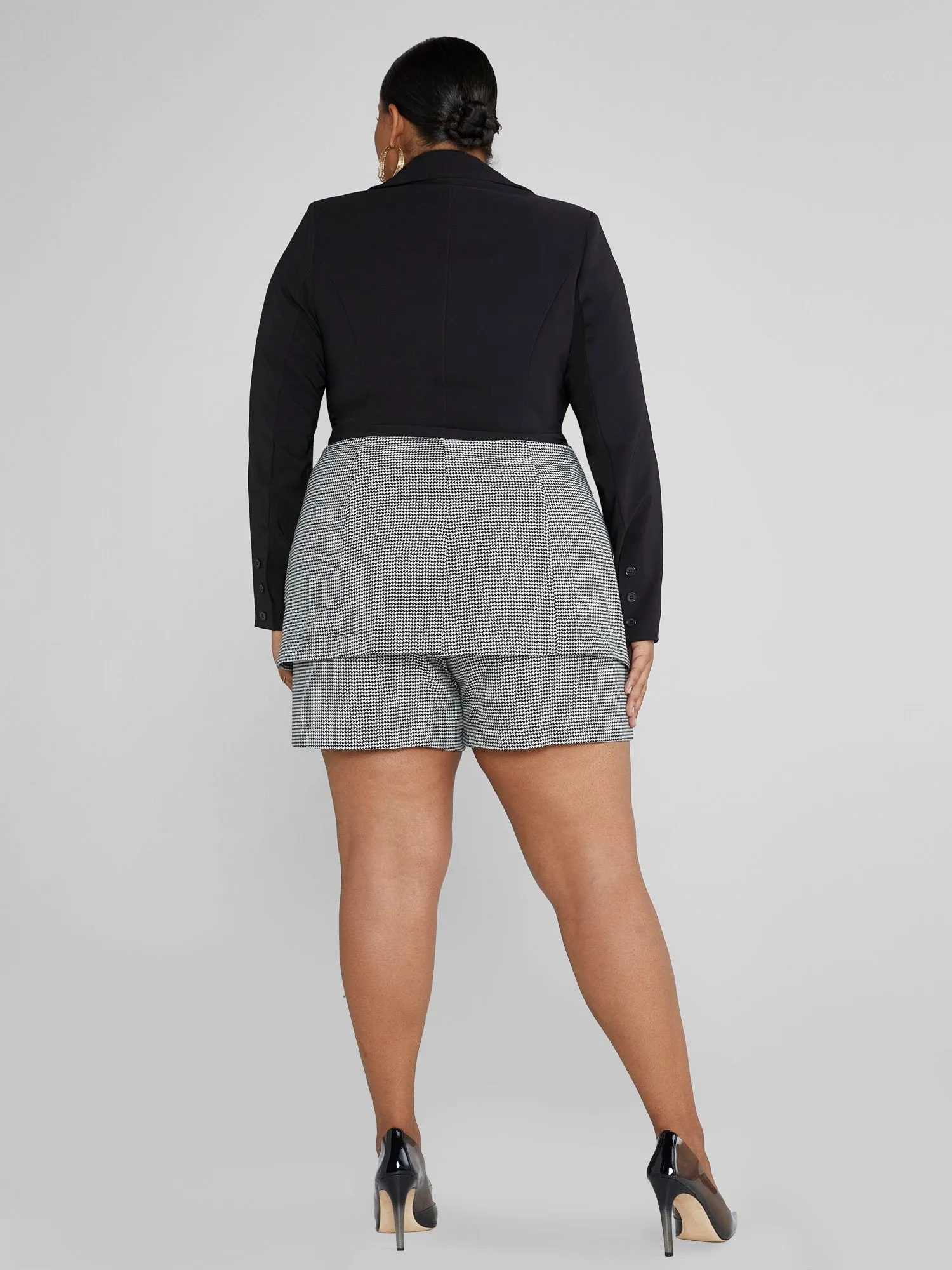 Sophia Two-Tone Blazer Romper - FTF LAB 010: BEAUTICURVE