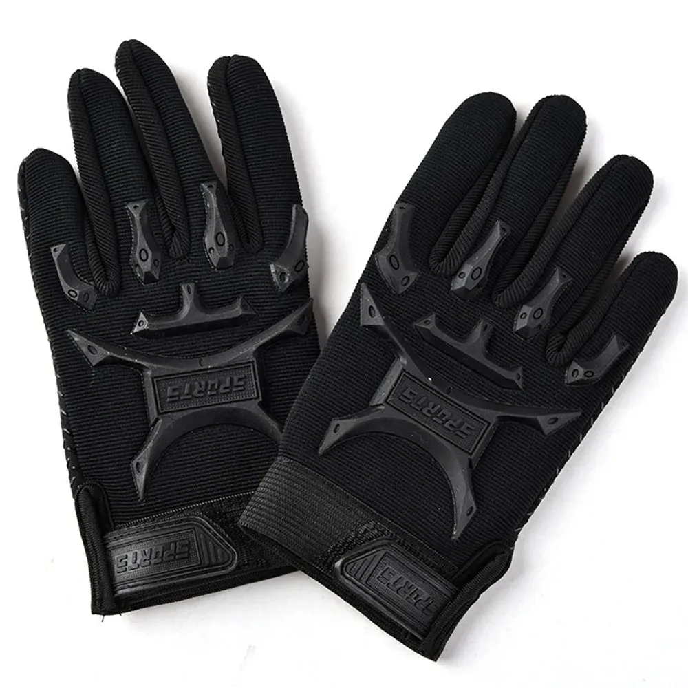 Tactical Gloves Outdoor Cycling Glove for Kids 6-11 Years Boys Sports Climbing Fishing Gloves Anti Slip Full Finger Gloves W18