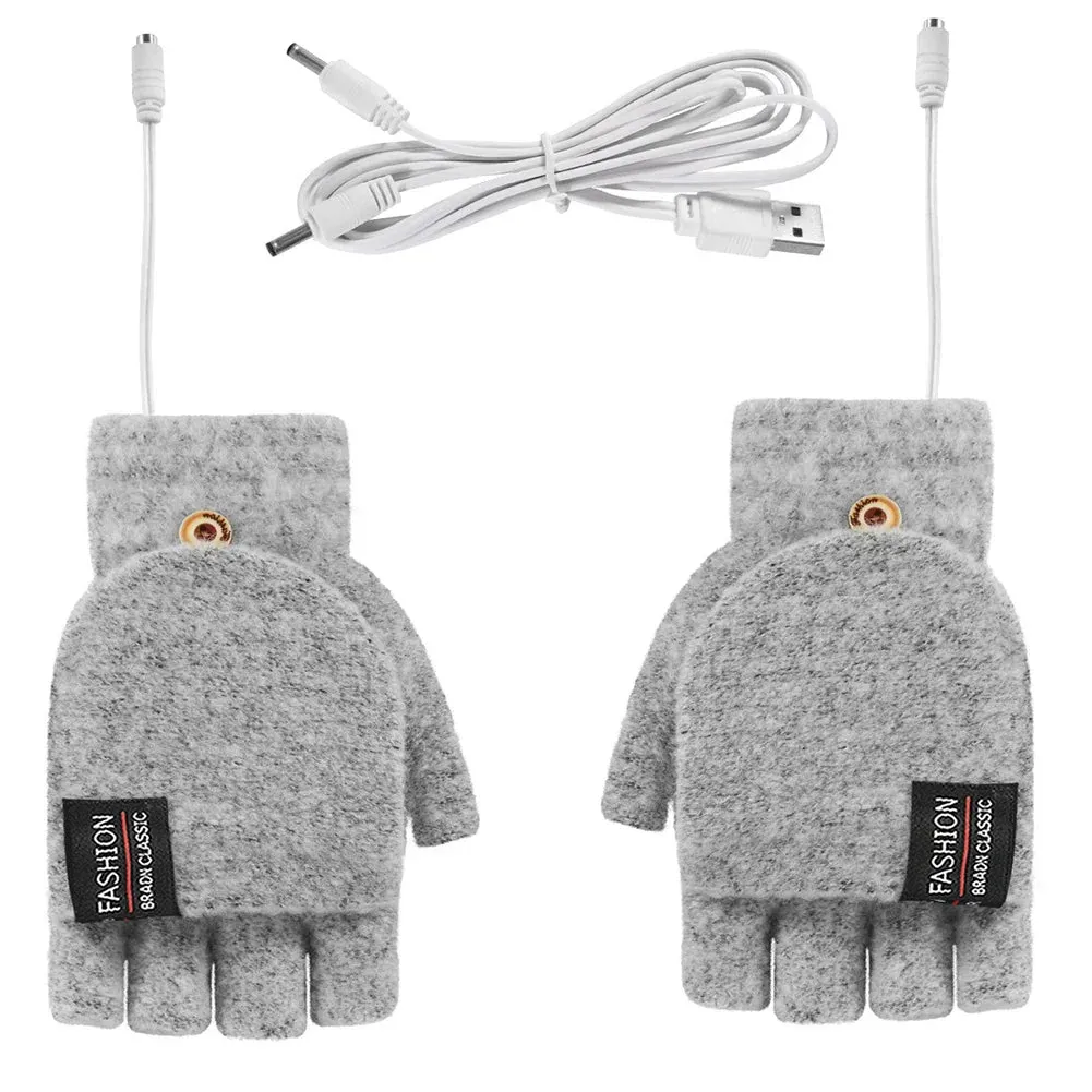 USB Heating Convertable Gloves