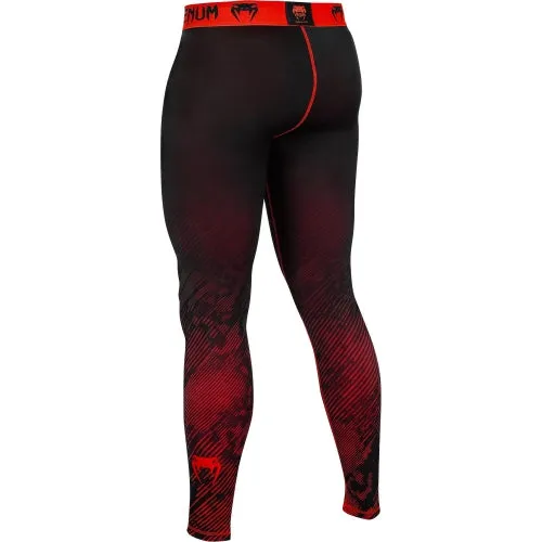 Venum-2077 FUSION SPATS MEN COMPRESSSION TIGHTS PANTS XS-XXL Red Black