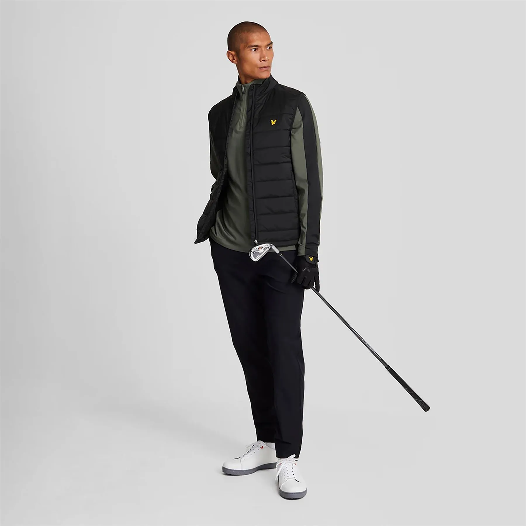 Wadded Golf Gilet Jet Black - AW24