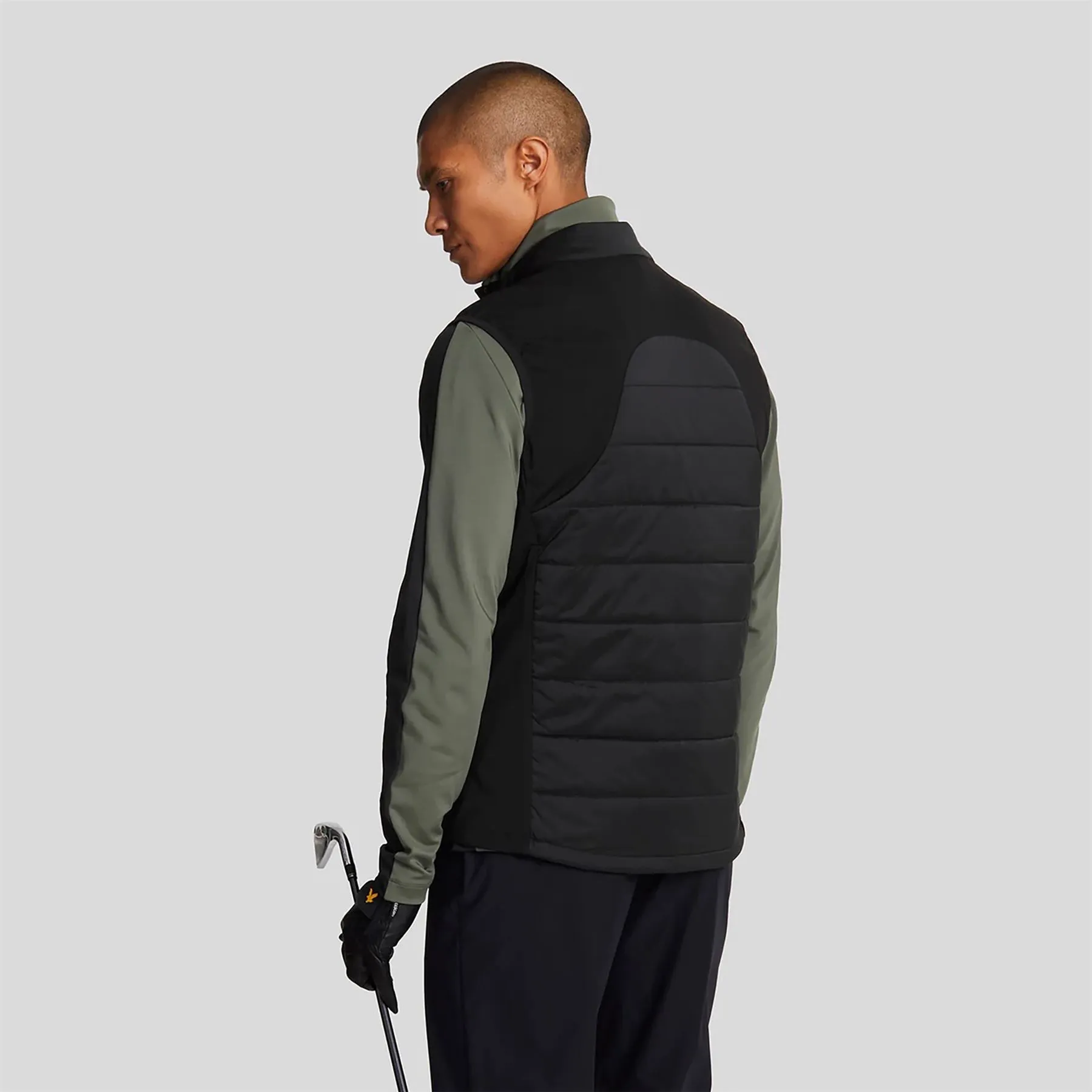 Wadded Golf Gilet Jet Black - AW24