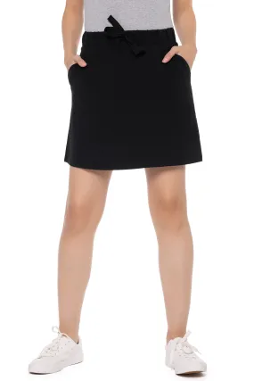 Women's Plaka Knit Skort | Black
