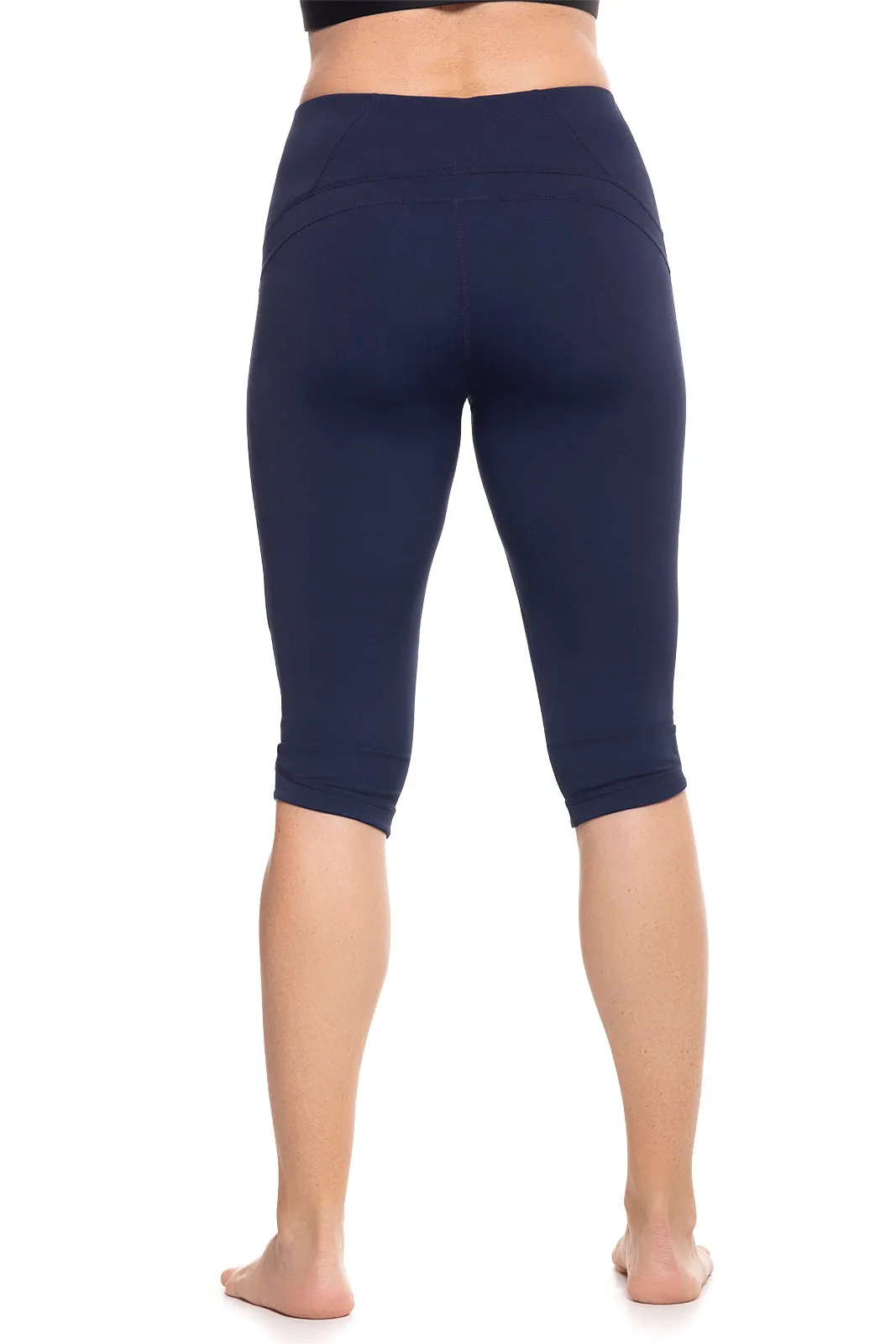 Women's Tulip Swim Capris | Navy
